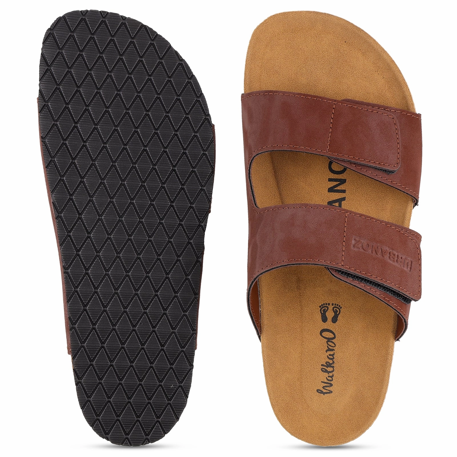 URBANOZ Men's Comfort Sandals - WGE53068 Brown Sandals Jamica