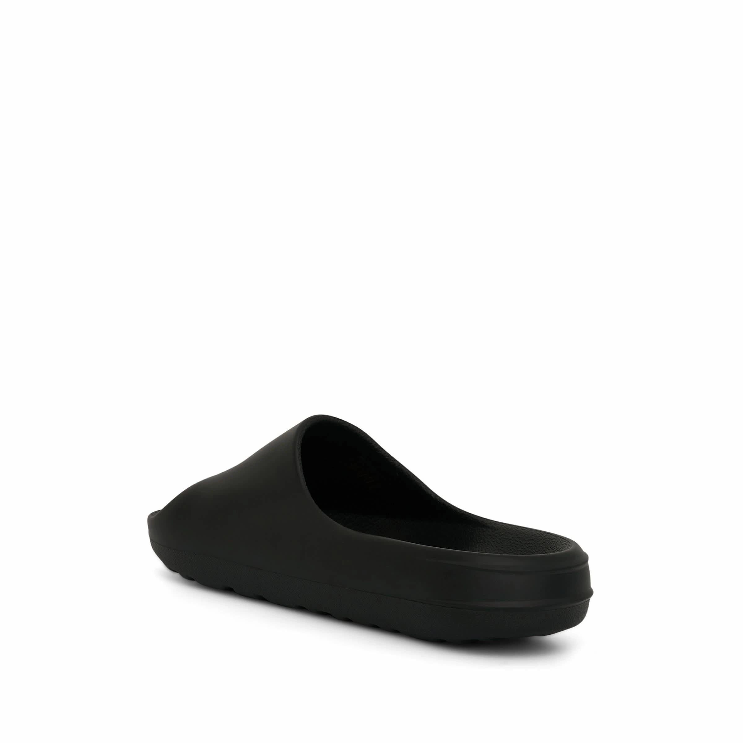 Trend Sandals Rubber Sliders in Black