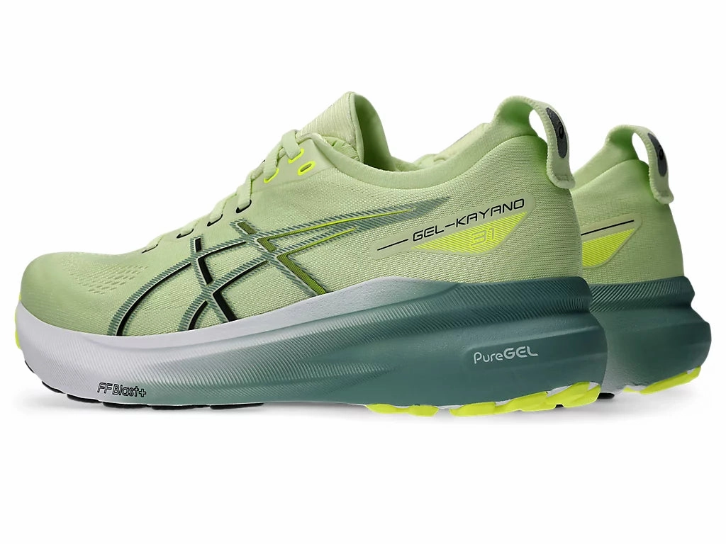 Asics Men's GEL-KAYANO 31 Running Shoes in Cool Matcha/Celadon Running Shoes For Trekking