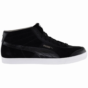 Puma Roma LP Hi Lodge Mens Black Trainers Asics Shoes Tokyo