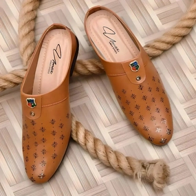 Loafers White Stylist Half Loafers for Men in Tan Color