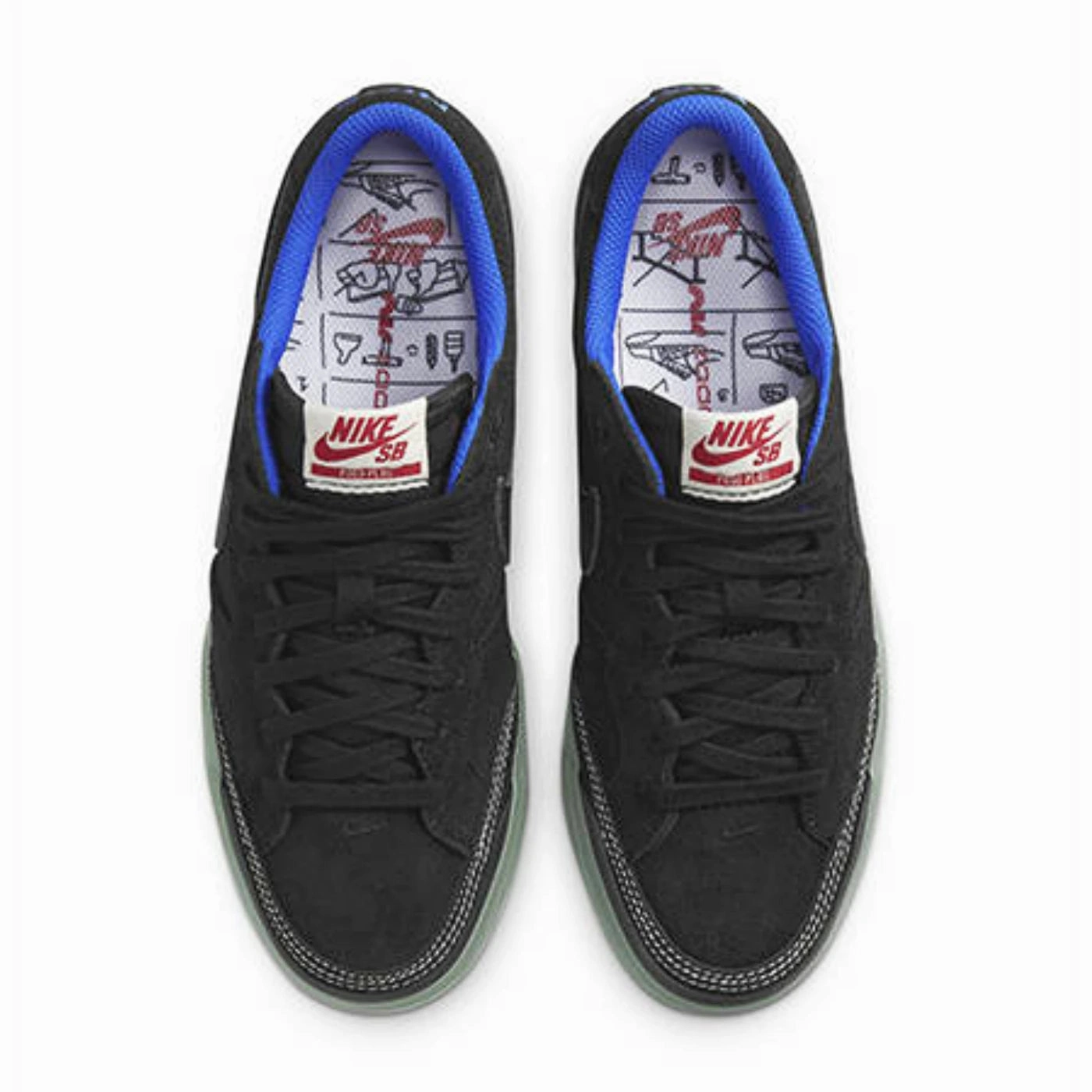 Nike SB Pogo Shoes - Black / Hyper Royal / Gum Light Brown Asics Shoes Gel Nimbus 24