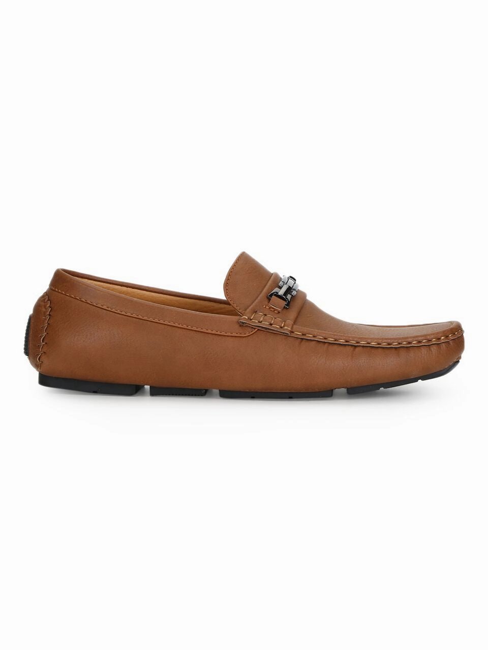Leah Loafers Tan PU Horseit Loafers