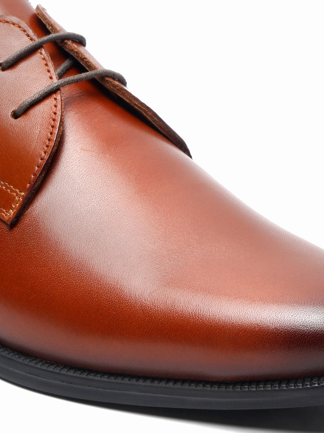 Teakwood Leather Men Solid Brown Derbys Eureka Slip-on Casual Shoes