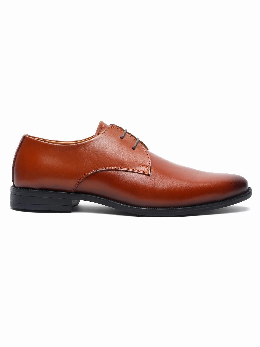 Island Casual Shoes Teakwood Leather Men Solid Brown Derbys