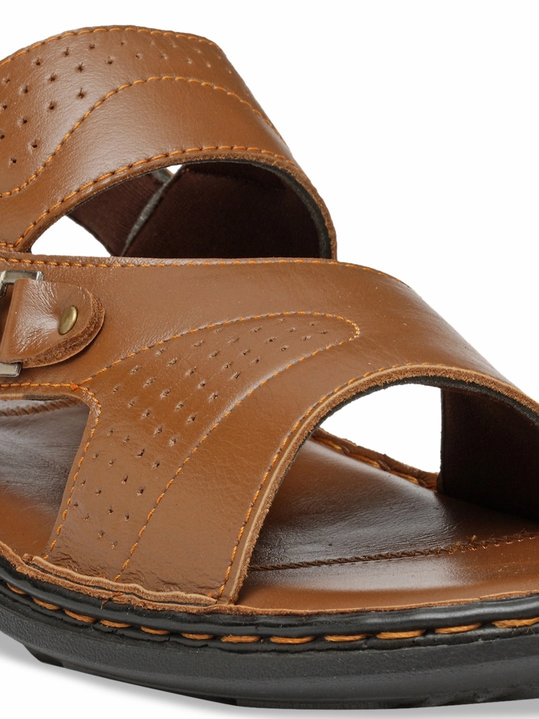 Teakwood Tan Daily Wear Sandals Hottest Slides
