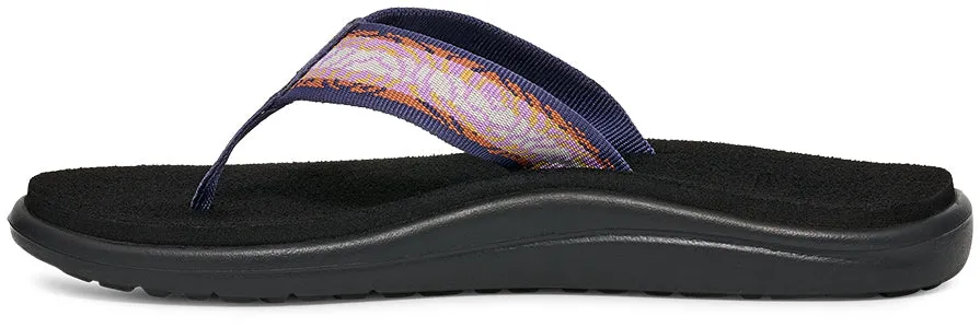 Teva Women's Voya Flip Sandal - Archive Topo Lupine Heeled Flip-flops Trend