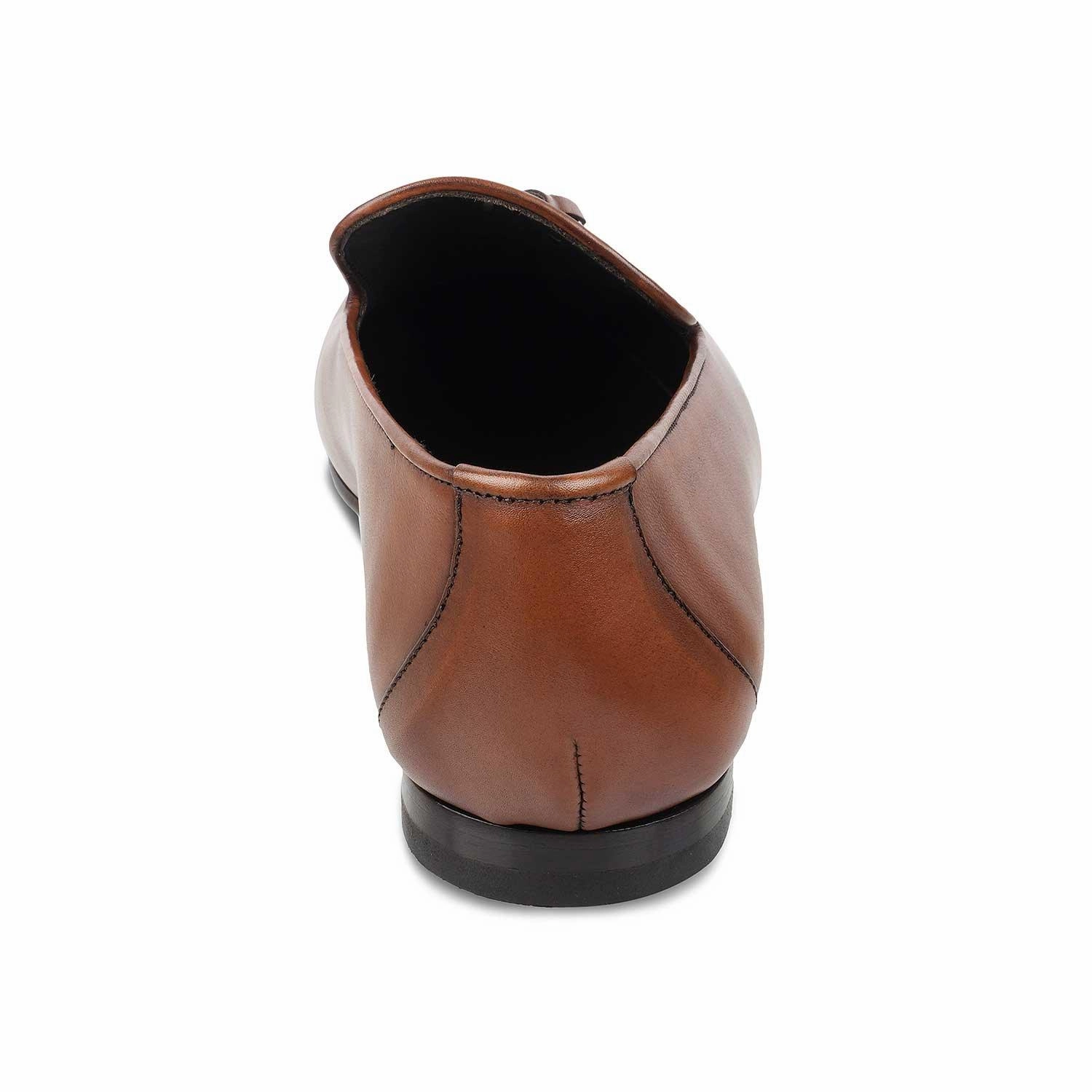 The Mancio Tan Men's Handcrafted Leather Loafers Tresmode All Loafers