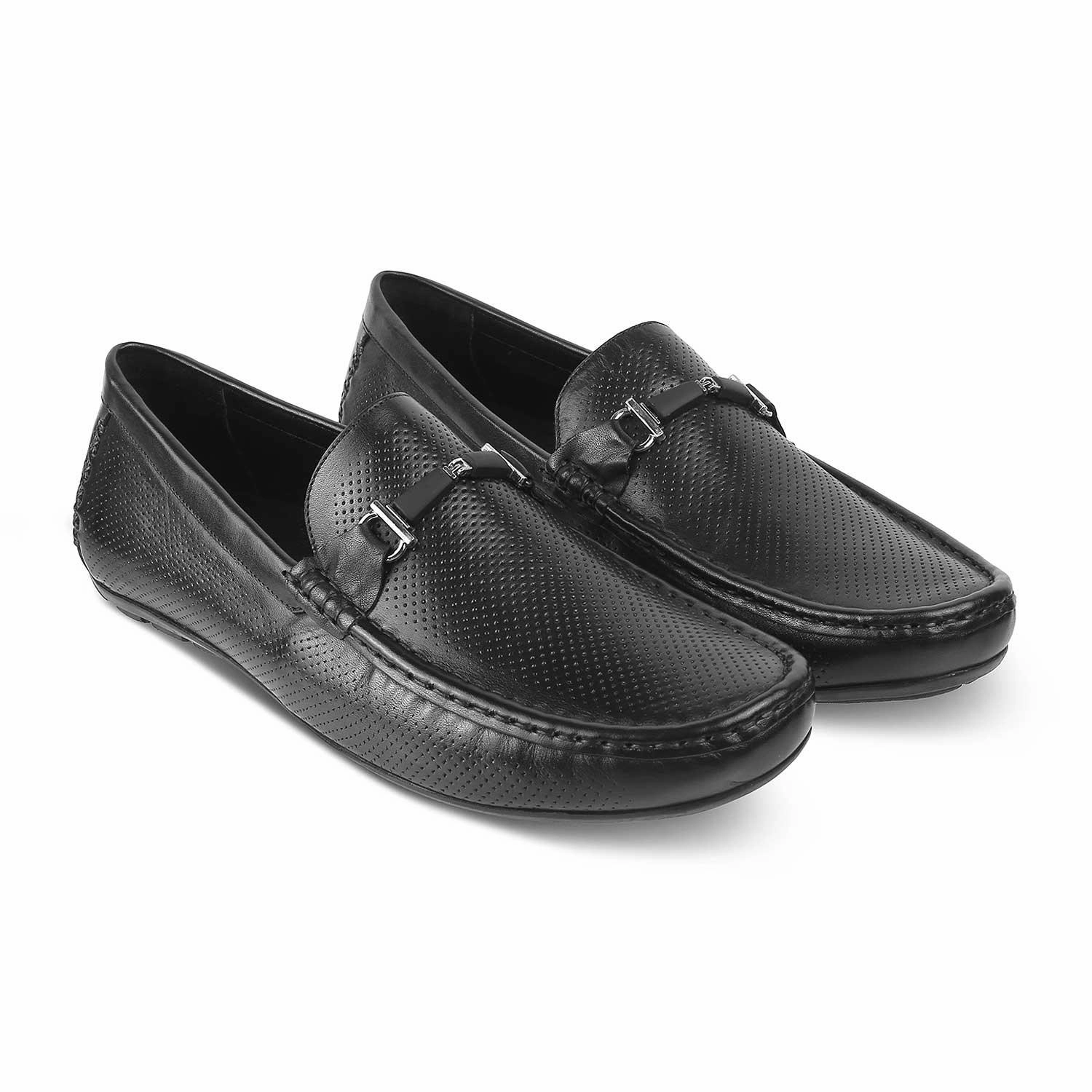 Vegan Leather Loafers The Open Black Men's Leather Loafers