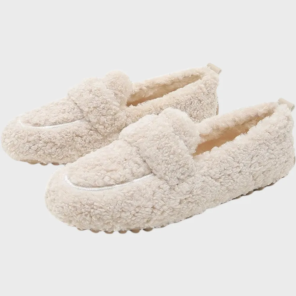 Camilla - Zachte pluche damesloafers Sam Edelman Espadrille Loafers