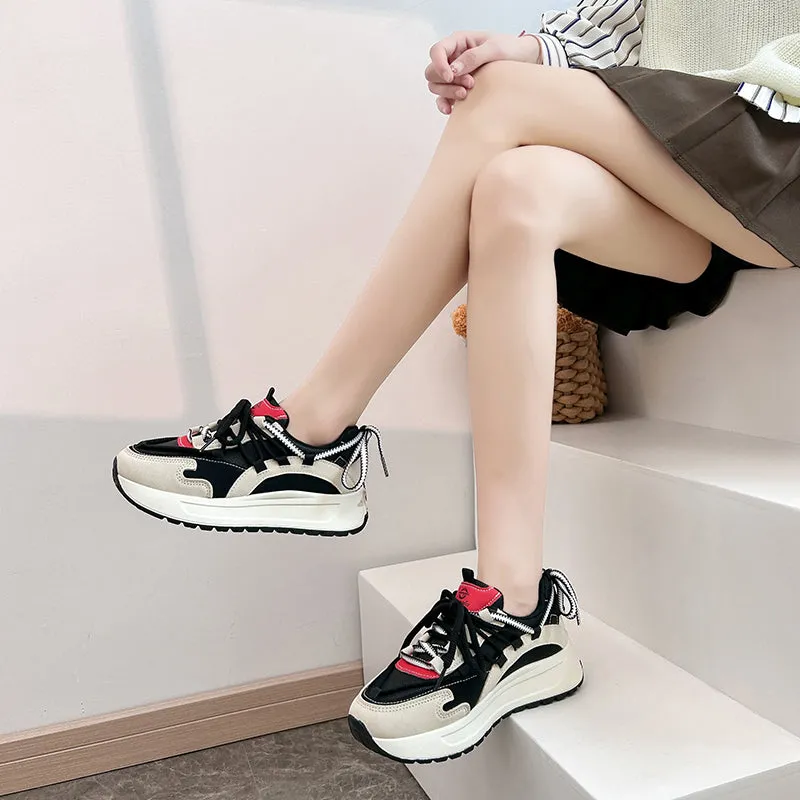 Tennis Court Sneakers Ella  Trendy Casual Sneakers for Women