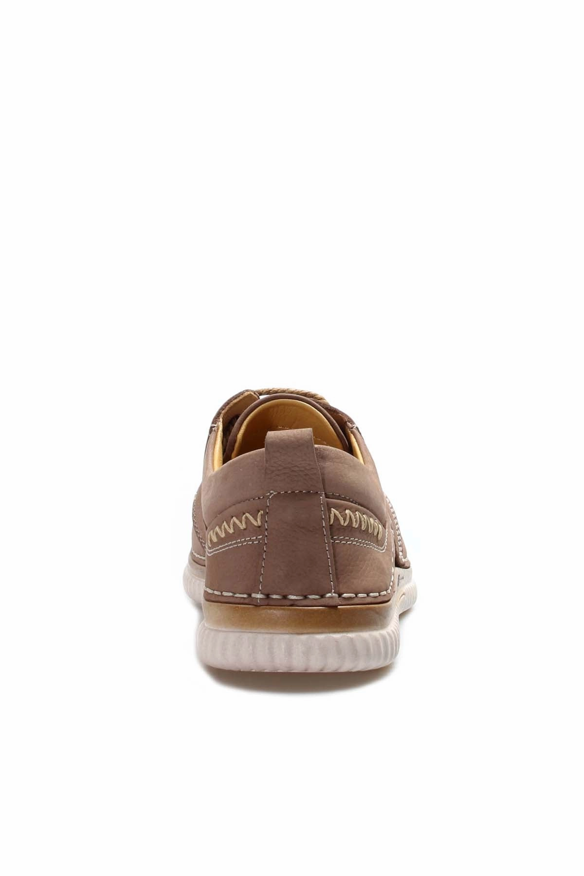 Insulated Casual Shoes FST Genuine Leather Men's Casual Shoes 662MA46 Beige Nubuck - Jocotepec