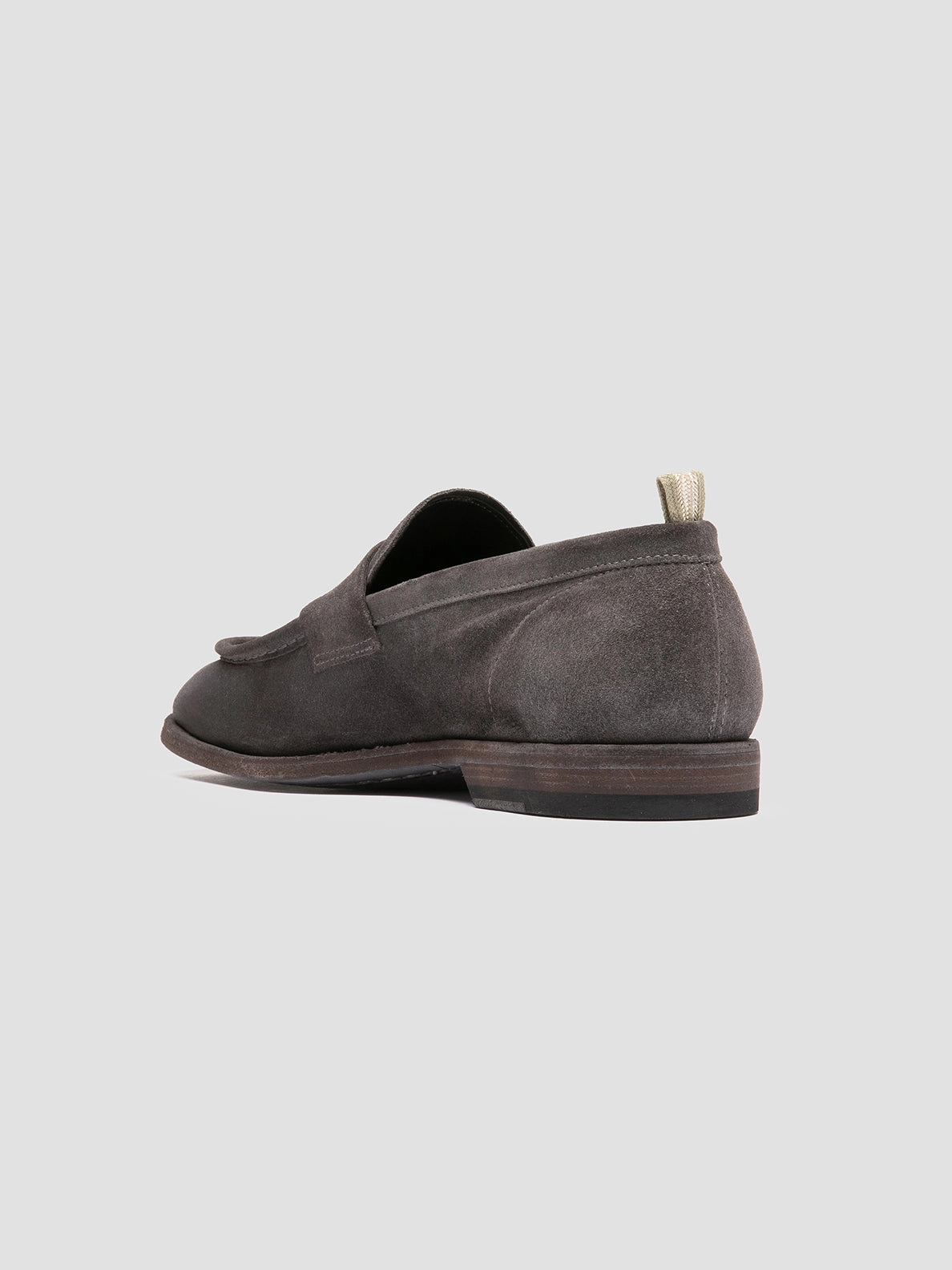 Loafers And Leggings SOUND 001 - Grey Suede Penny Loafers