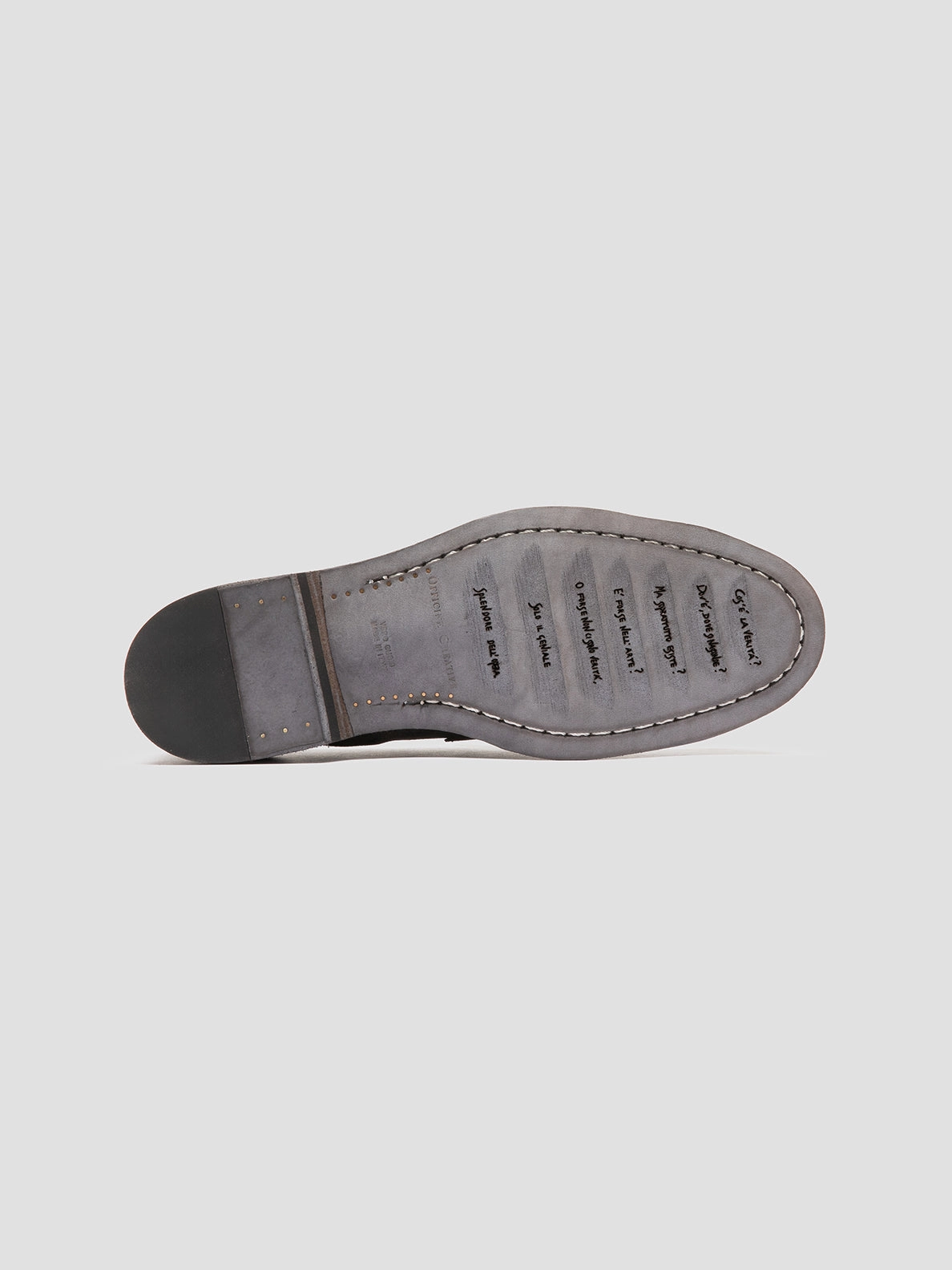 New Loafers SOUND 001 - Grey Suede Penny Loafers