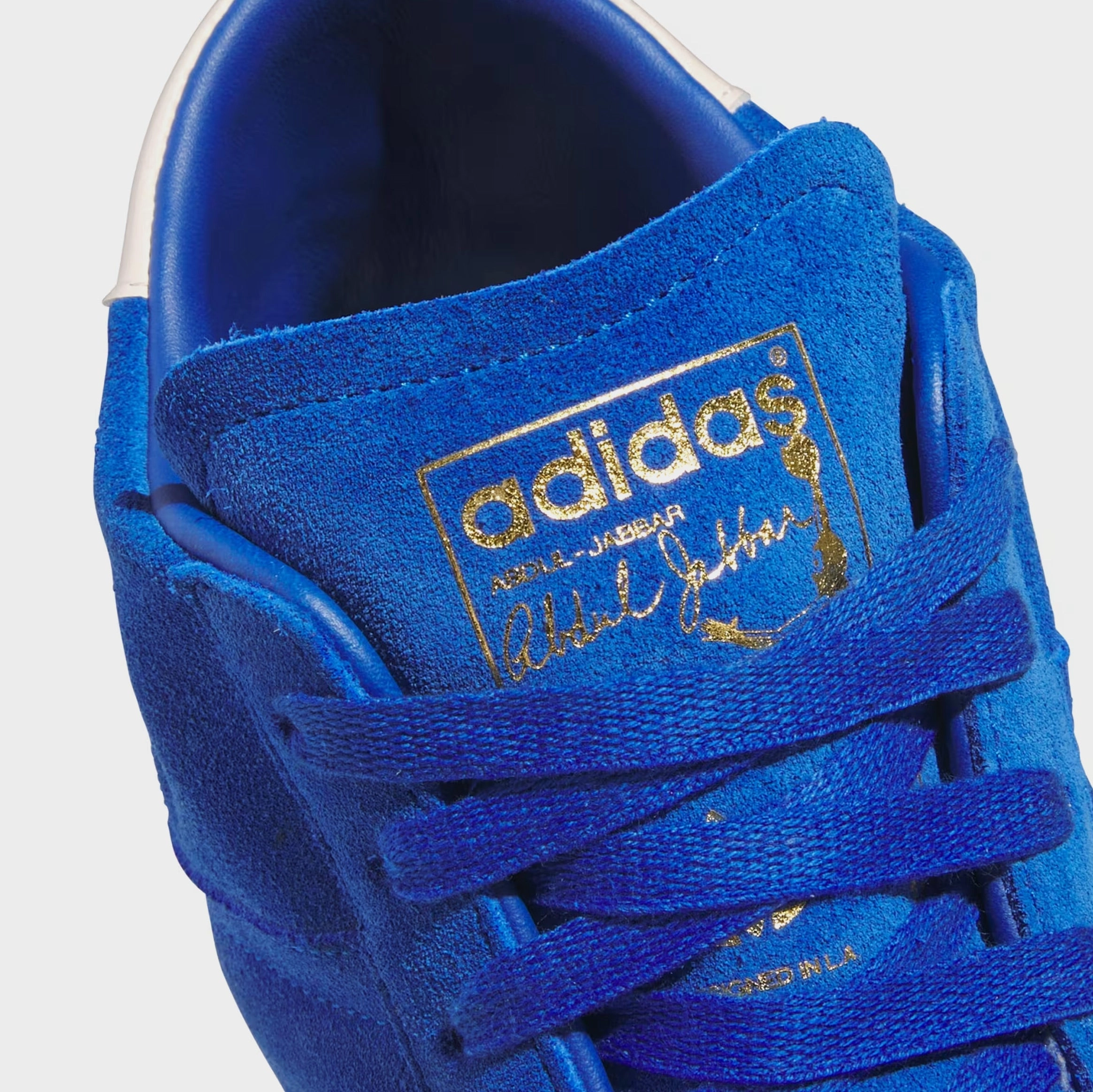 Adidas High Tops Shoes Jabbar High Top Mens Basketball Shoes (Royal Blue/Cream White)