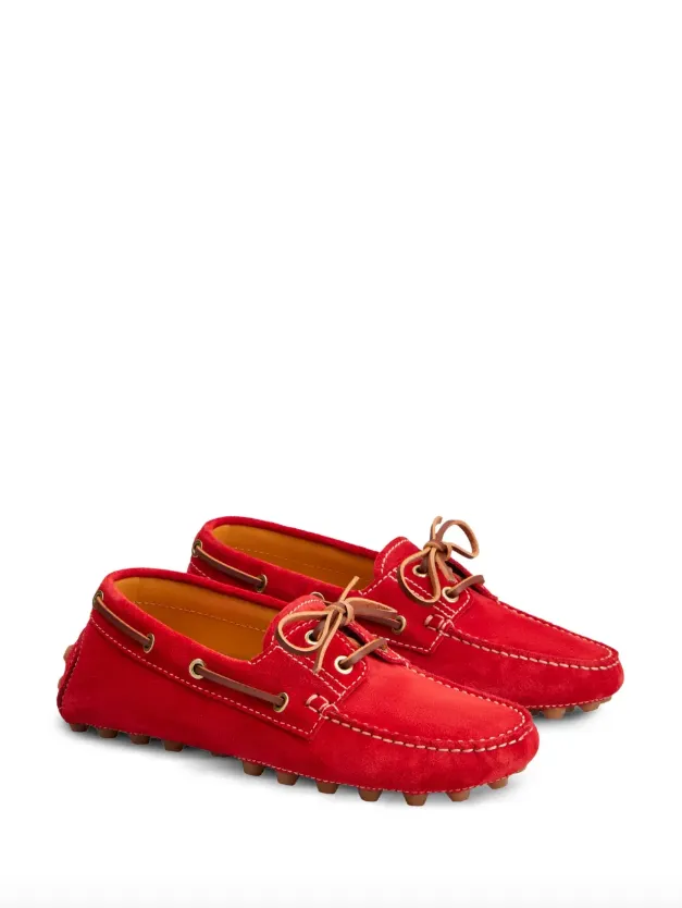 Tod's Gommino boat gommino loafers in suede Wearing Loafers Without