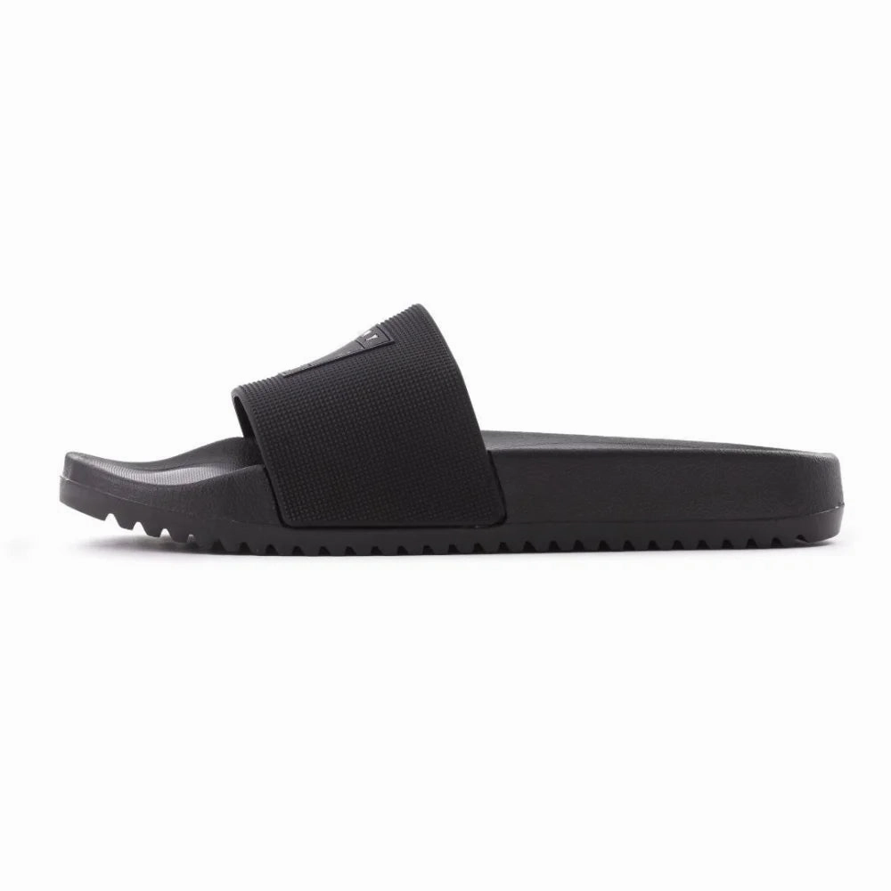 Tommy Hilfiger Logo Badge Slide Sandal Men - BLK Hockey Slides