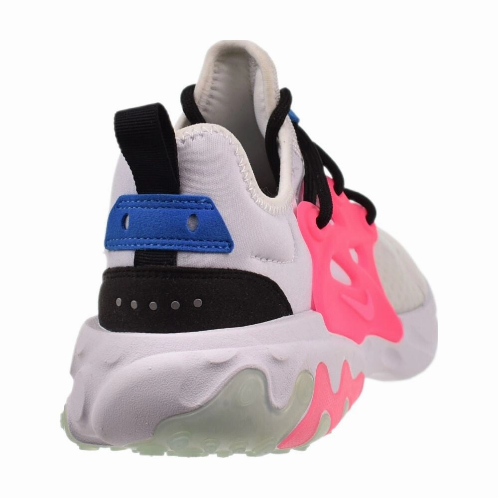 Nike React Presto (GS) Big Kids' Shoes Triple White-Hyper Pink-Photo Blue bq4002-101 Best Cushioned Asics Running Shoes