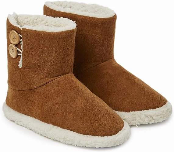 Pug Dog Slippers Dunlop Men's Slippers - Boot Slippers for Men