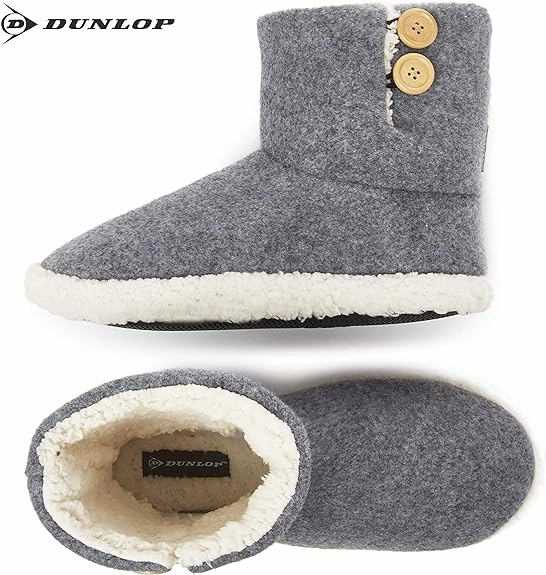 Cushion Slippers Dunlop Men's Slippers - Boot Slippers for Men