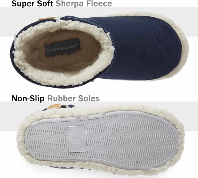 Weekend Slide Dunlop Men's Slippers - Boot Slippers for Men