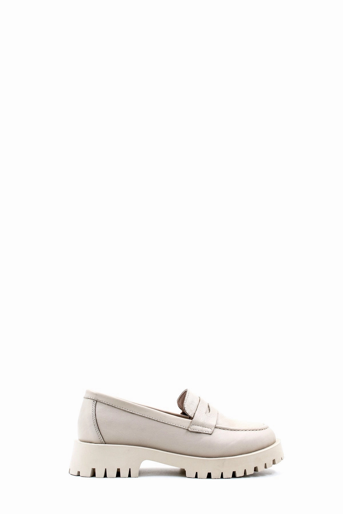 Tracer Casual Shoes FST Genuine Leather Women's Casual Shoes 581ZA2482 Beige - Maladzyechna