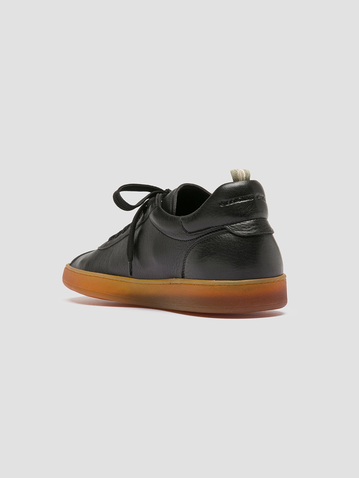 HALO 001 - Black Leather Low Top Sneakers Mallet Sneakers