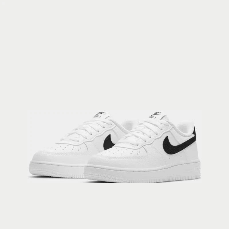 Nike Air Force 1 Unisex Skateboard Shoes  Classic Black & White AF1 Casual Sneakers, Comfortable Outdoor Flat Sports Trainers Martial Arts Shoes Asics