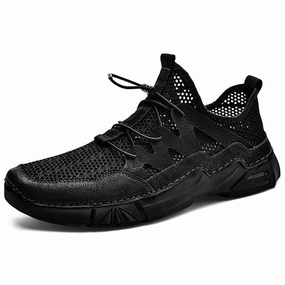 Men's Outdoor Casual Breathable Mesh Shoes Summer Sandals Waffle Debut Running Shoes