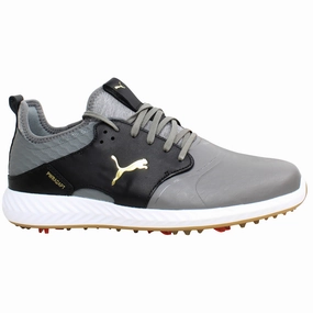 Banned Running Shoes Puma Puma Ignite Power Adapt Cage Mens Grey Golf Shoes