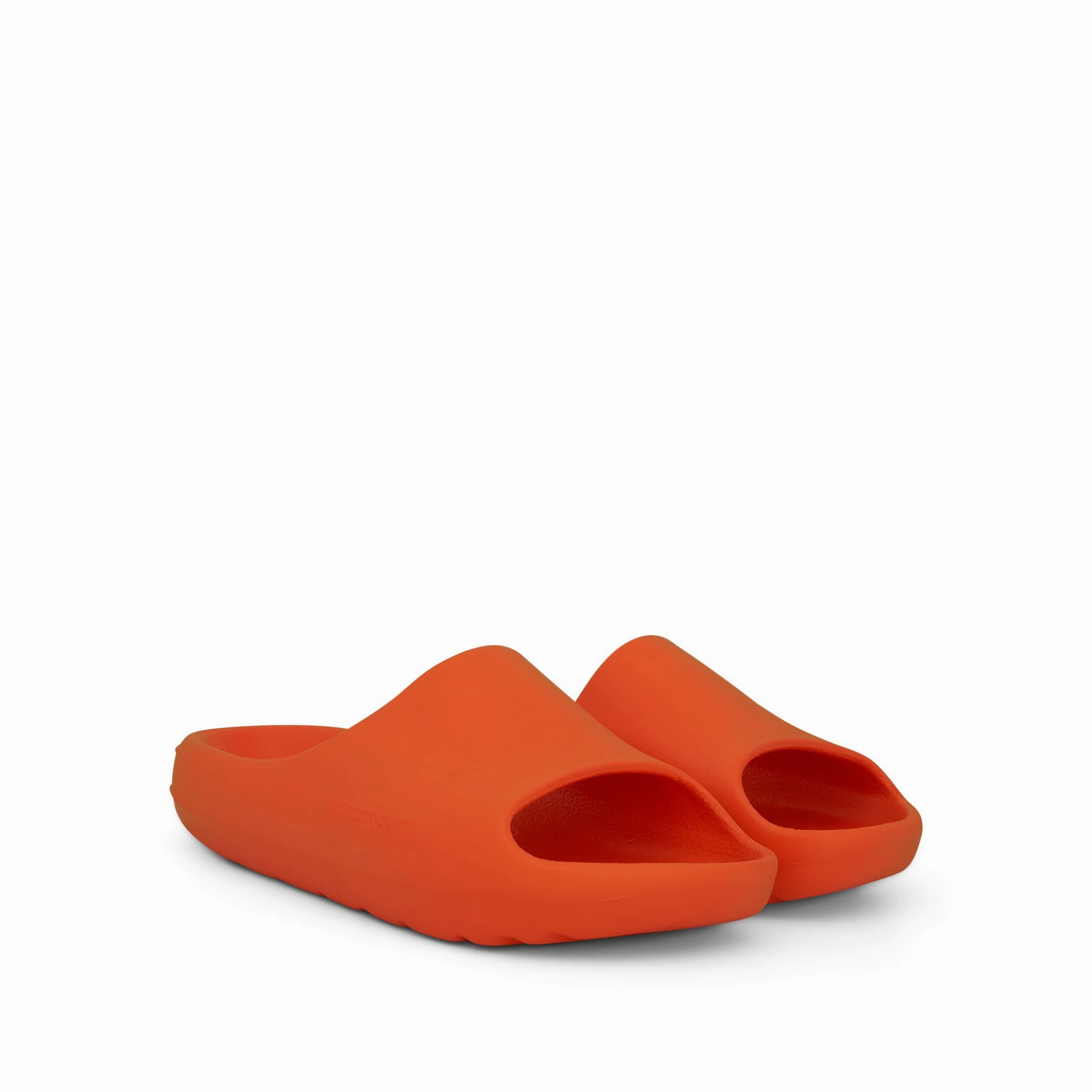 Rubber Sliders in Neon Orange Sandals Resort Overwater Bungalows