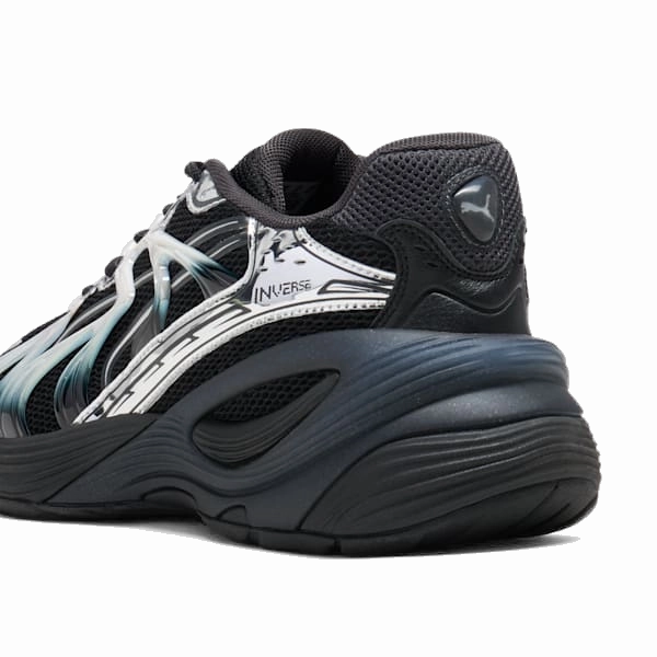 Asics Gel Game Netball Shoes Puma Men's Inverse Shoes - Black / Flat Dark Grey / Silver