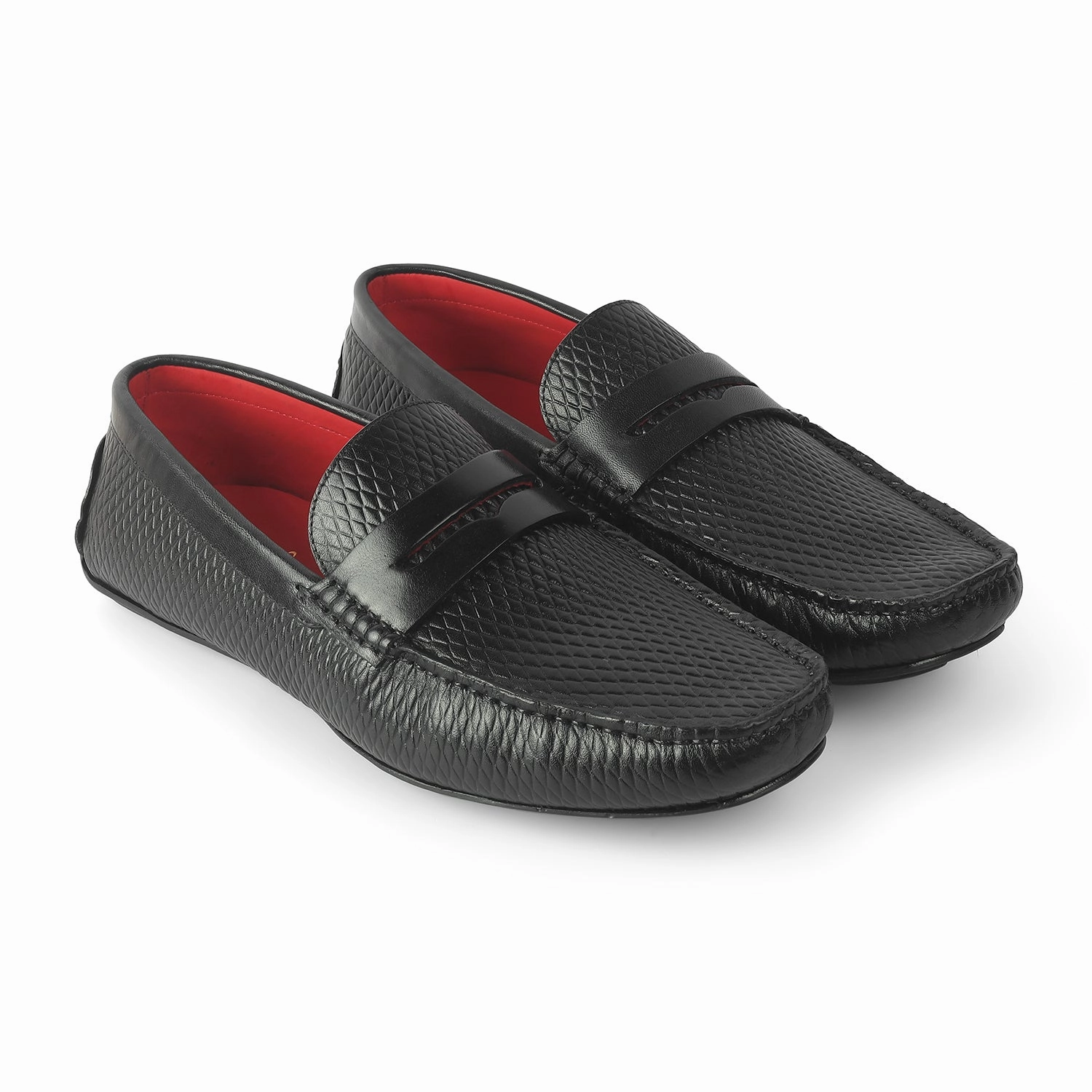 Types Of Loafers Tresmode Copen Black Men's Leather Penny Driving Loafers