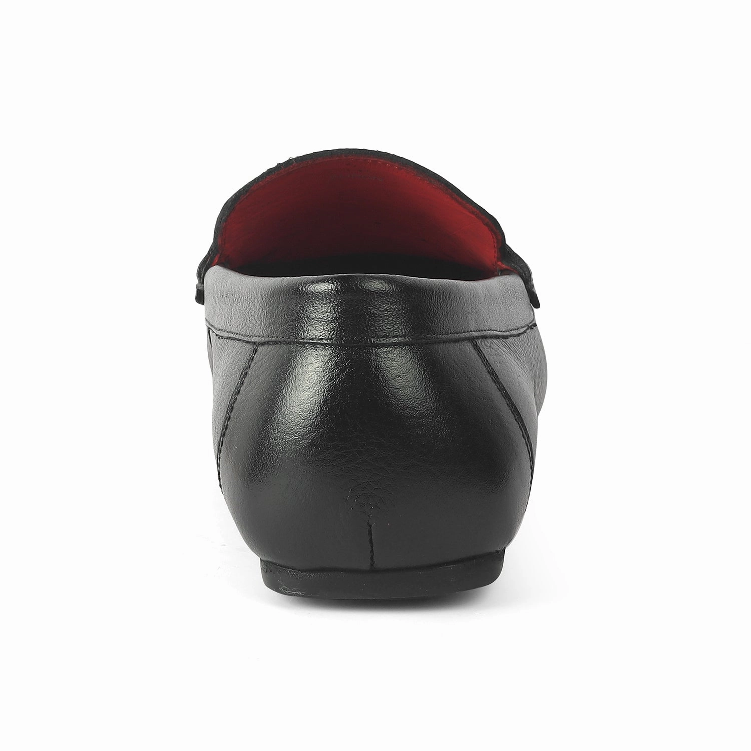 Tresmode Slipon Black Men's Leather Penny Loafers Loafers With Socks Outfit