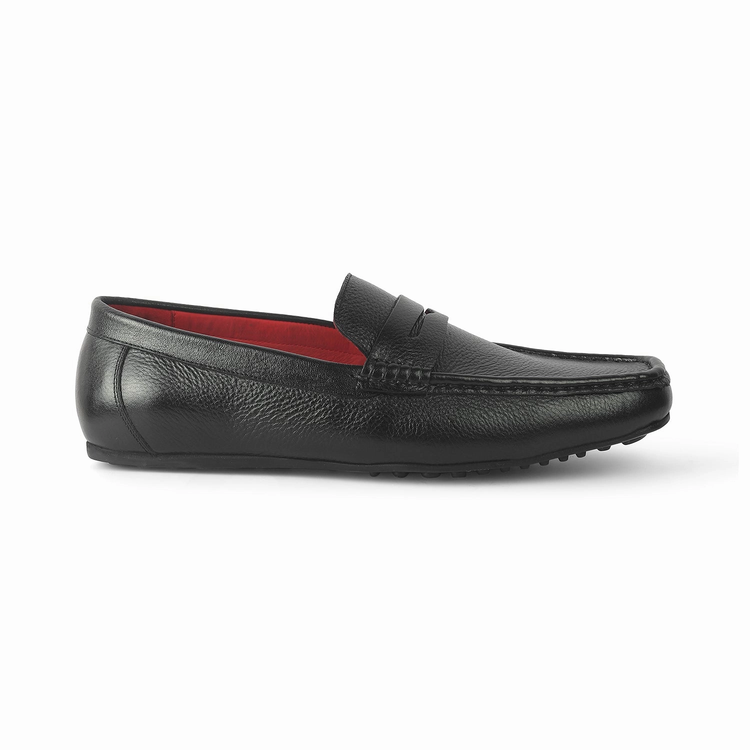 Tresmode Slipon Black Men's Leather Penny Loafers Steve Madden Crystal Loafers