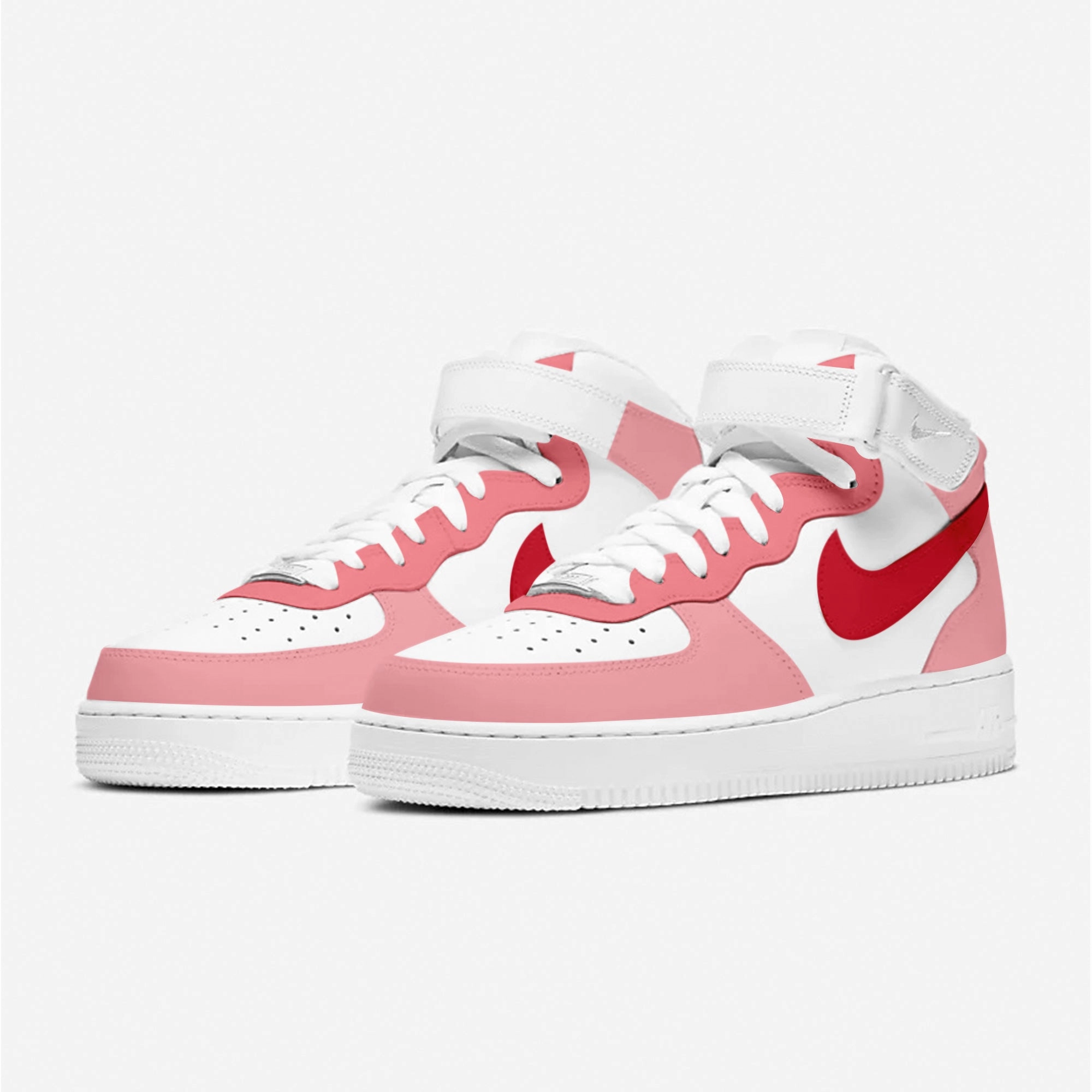 Triple Pink AF1 Mid Asics Shoes For Arthritis Sufferers