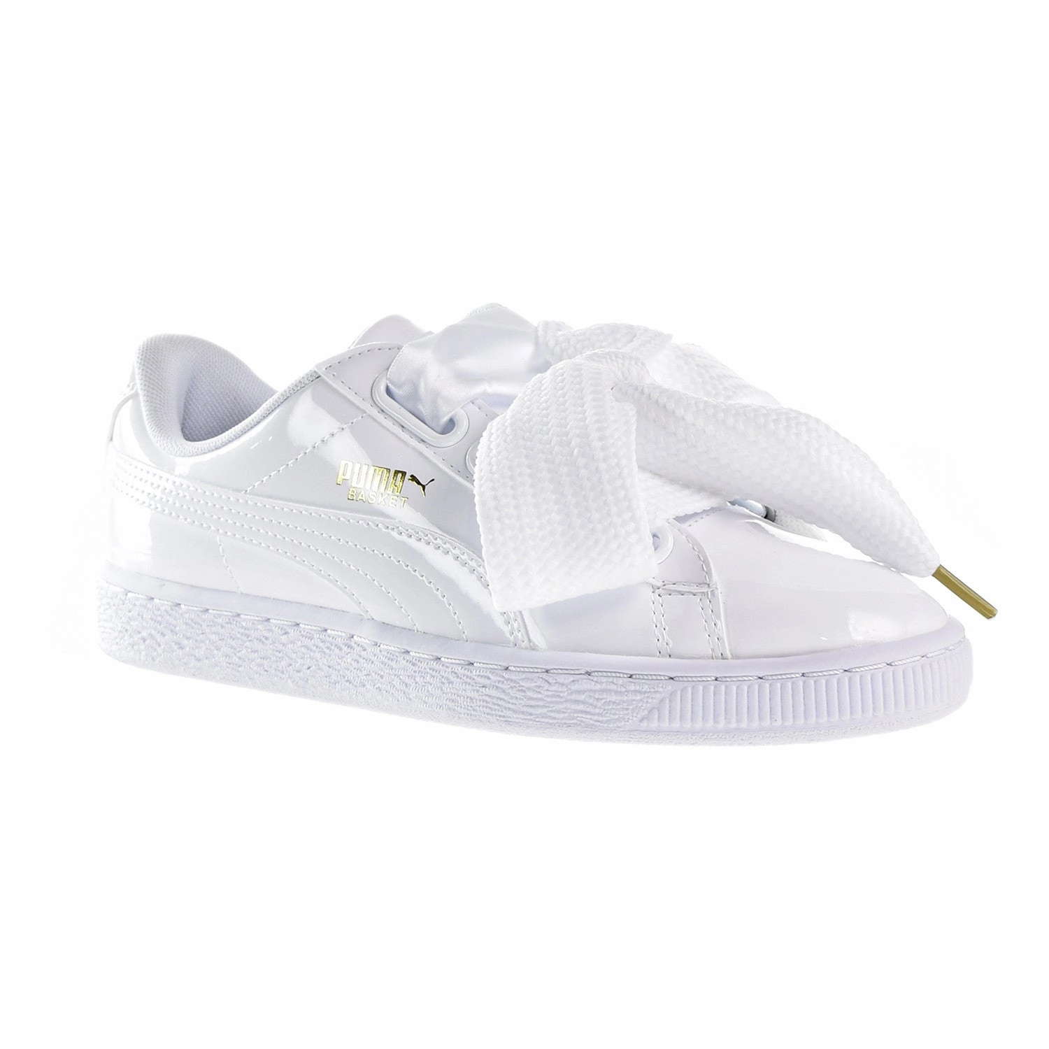 Asics Limited Edition Running Shoes Puma Basket Heart Patent Women's Sneakers Puma White