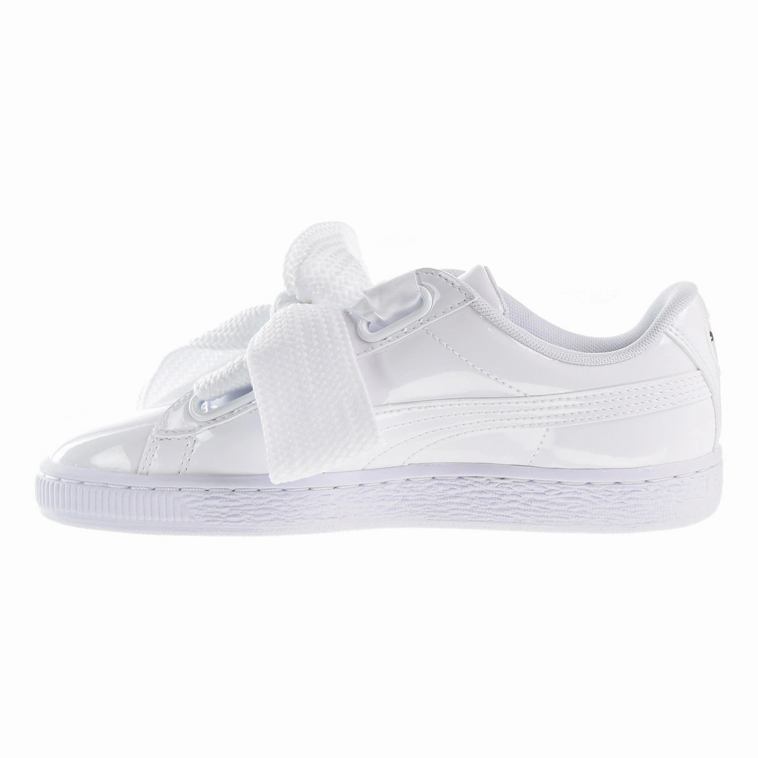 Puma Basket Heart Patent Women's Sneakers Puma White Asics Gel Resolution 9 Clay Tennis Shoes