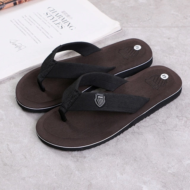 ZYYZYM Flip Flops Men Slippers Summer Anti-skid Outdoor Light Casual Beach Male Sandals Household Slipper After Shower Slippers