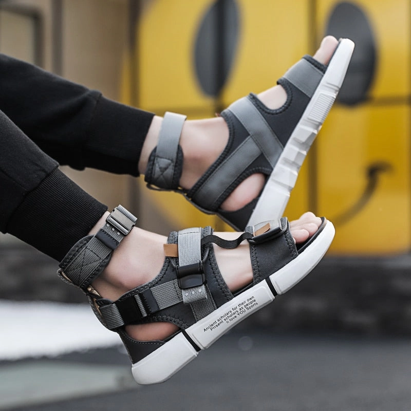 Men Sandals Fashion Men Shoes Tenis Breathable Beach Sandals Mens Gladiator Sandals Summer Zapatilla Plataforma De Verano 2020 Egyptian Sandals