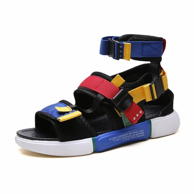 Stiletto Sandals Men Sandals Fashion Men Shoes Tenis Breathable Beach Sandals Mens Gladiator Sandals Summer Zapatilla Plataforma De Verano 2020