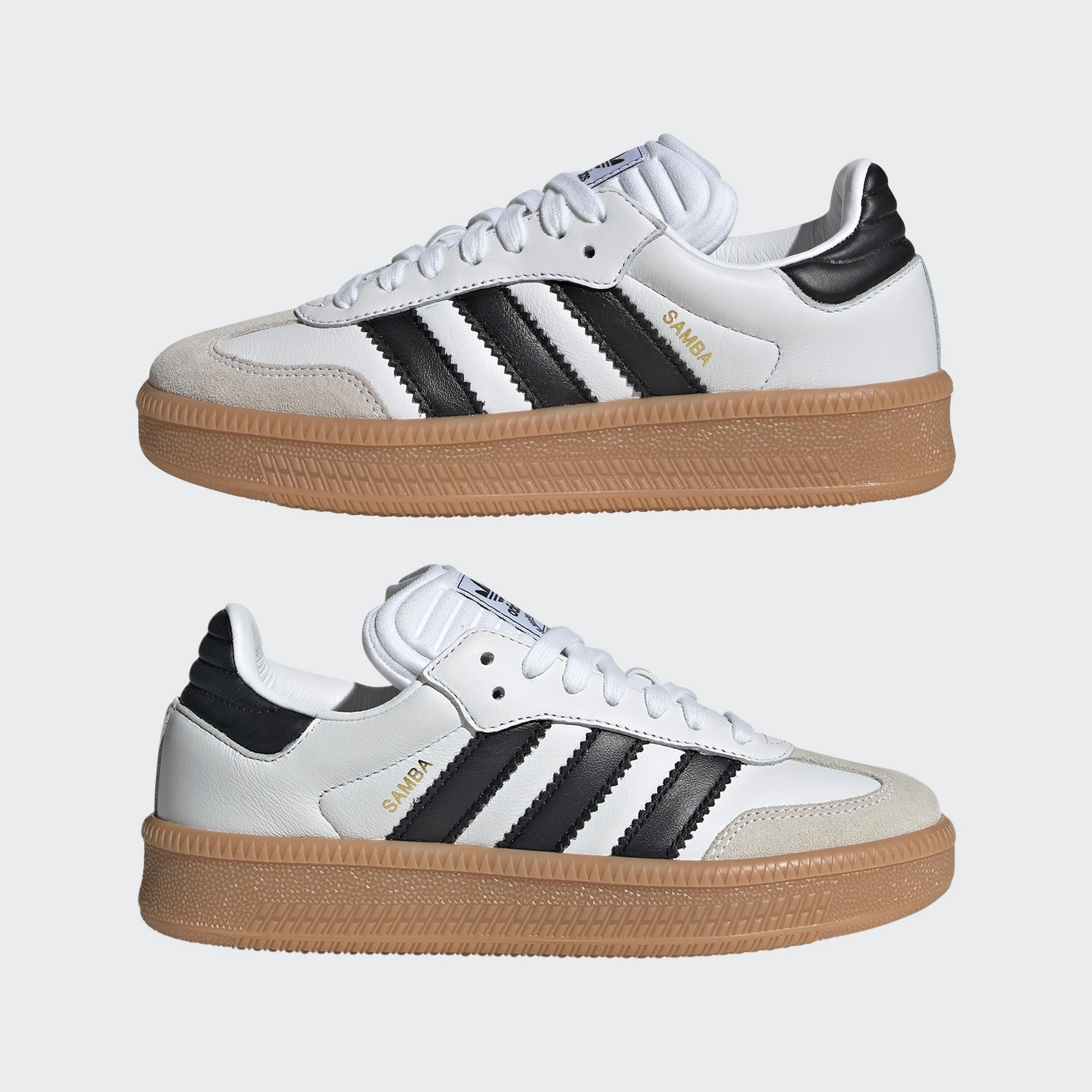 Big Kids adidas Originals Samba XLG Shoes Cloud White Adidas By Stella Mccartney Earthlight 2.0 Shoes