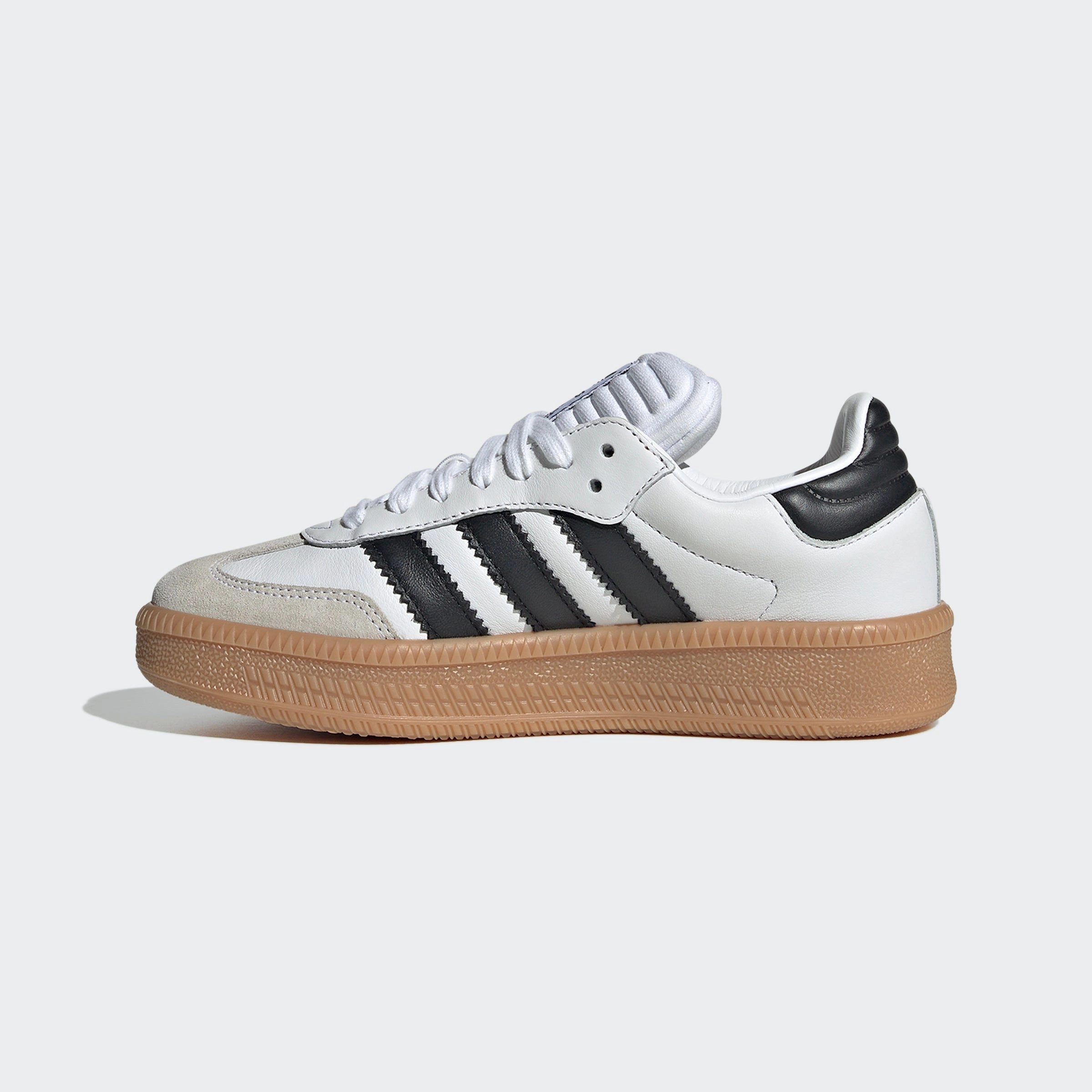 Black Adidas Running Shoes Big Kids adidas Originals Samba XLG Shoes Cloud White