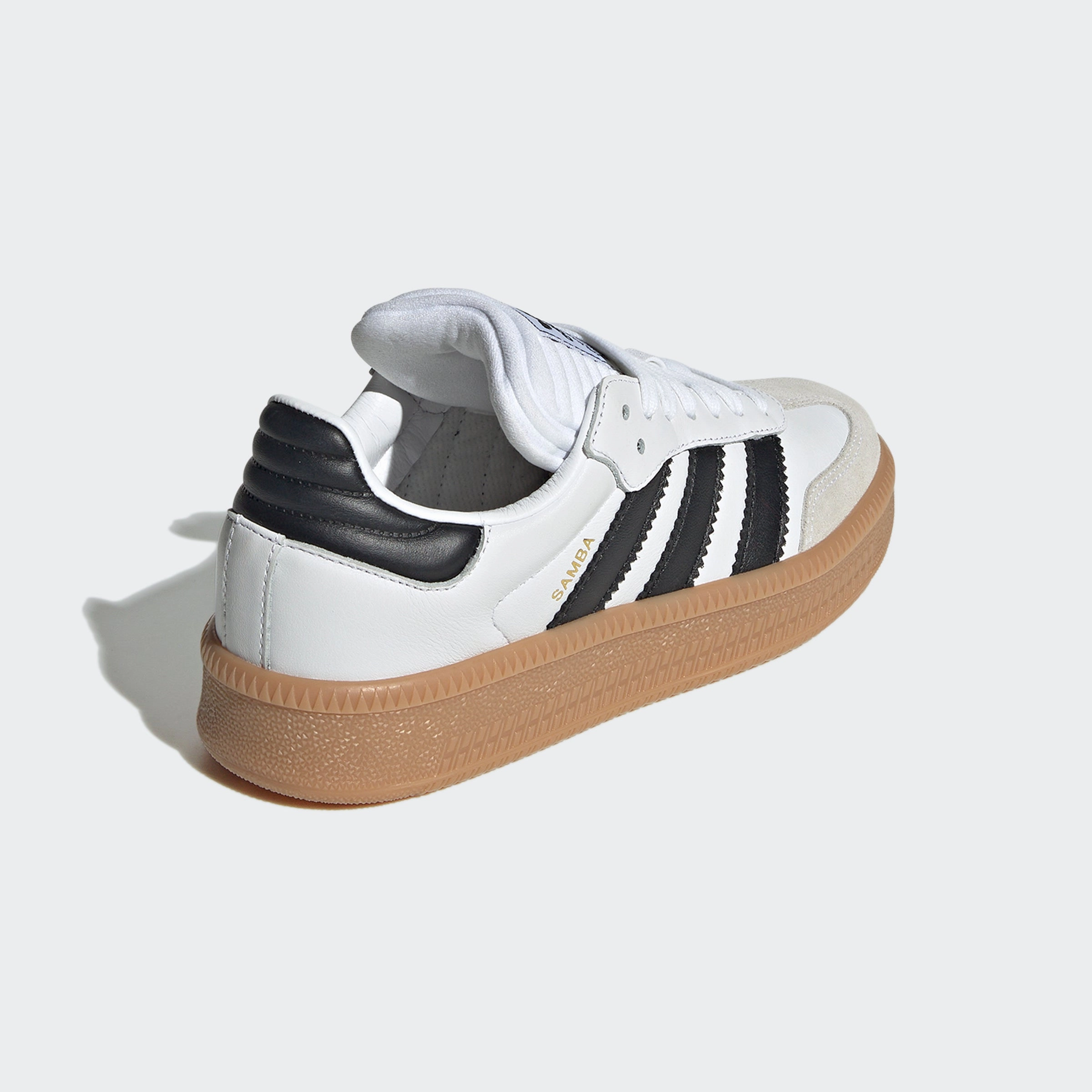 Big Kids adidas Originals Samba XLG Shoes Cloud White Barricade Tennis Shoes Adidas