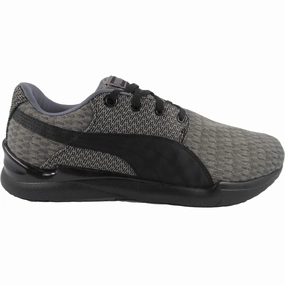 Puma Men's 359424 Future Trinomic Swift Chain Steel Gray Black Casual Shoes Asics Running Shoes For Supination