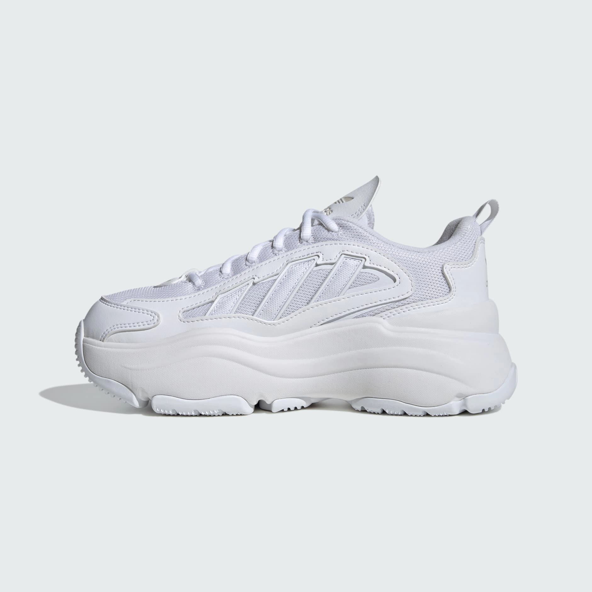 Adidas Women's "Ozgaia" Platform Sneakers - White Adidas Bravada 2.0 Platform Lifestyle Shoes
