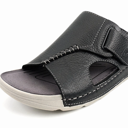 camel active Slip On Sandals Men CENTRO-892402-ES1SV-1-Black Sandals Heeled