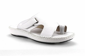 Toddler Sandals With Straps Men's 71205 Leather Linning Peasant Toe Slip On Sandals