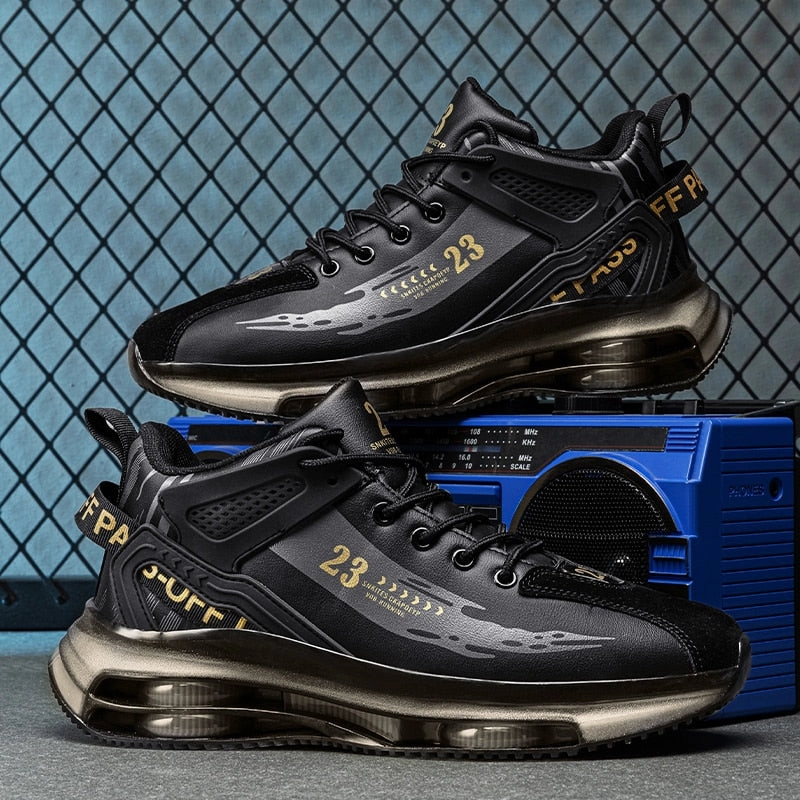 Flat Cloth Shoes Men's Fashion Outdoor Jogging Sneakers - Mesh Breathable Cushioning - Black Basket Footwear in Big Sizes Stay Stylish and Active with best running shoes