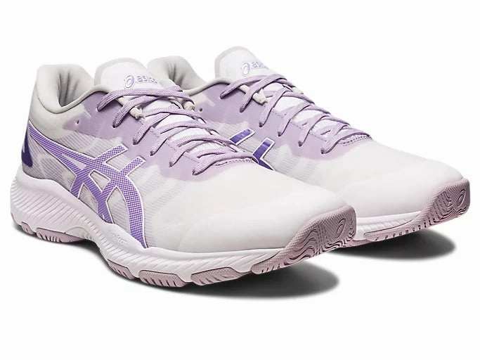 Asics Running Training Shoes Asics Netburner Professional FF 3 Womens White/Digital Violet